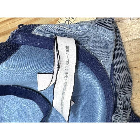 Victoria Secret Bras Dream Angels Lined Demi Blue Front Closure Lace Size 36C - Picture 5 of 6